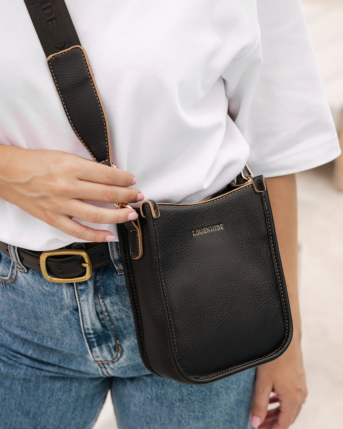 Parker Bag in Black by Louenhide