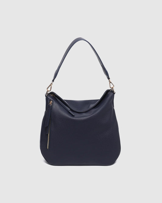 Nadia Shoulder Bag in Navy by Louenhide