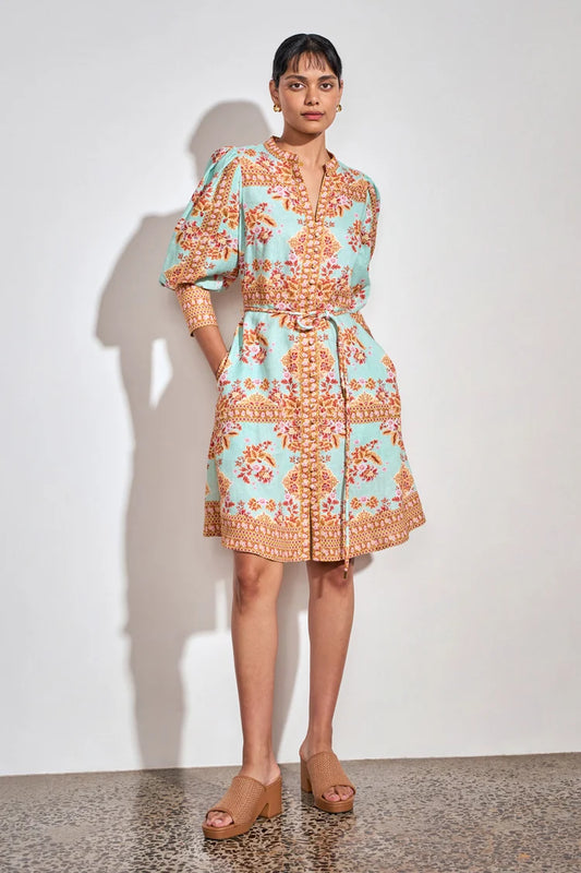 Scenic Dress in Spring Glow by Zoe Kratzmann
