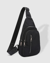 Load image into Gallery viewer, Boyd Nylon Sling Bag in Black by Louenhide