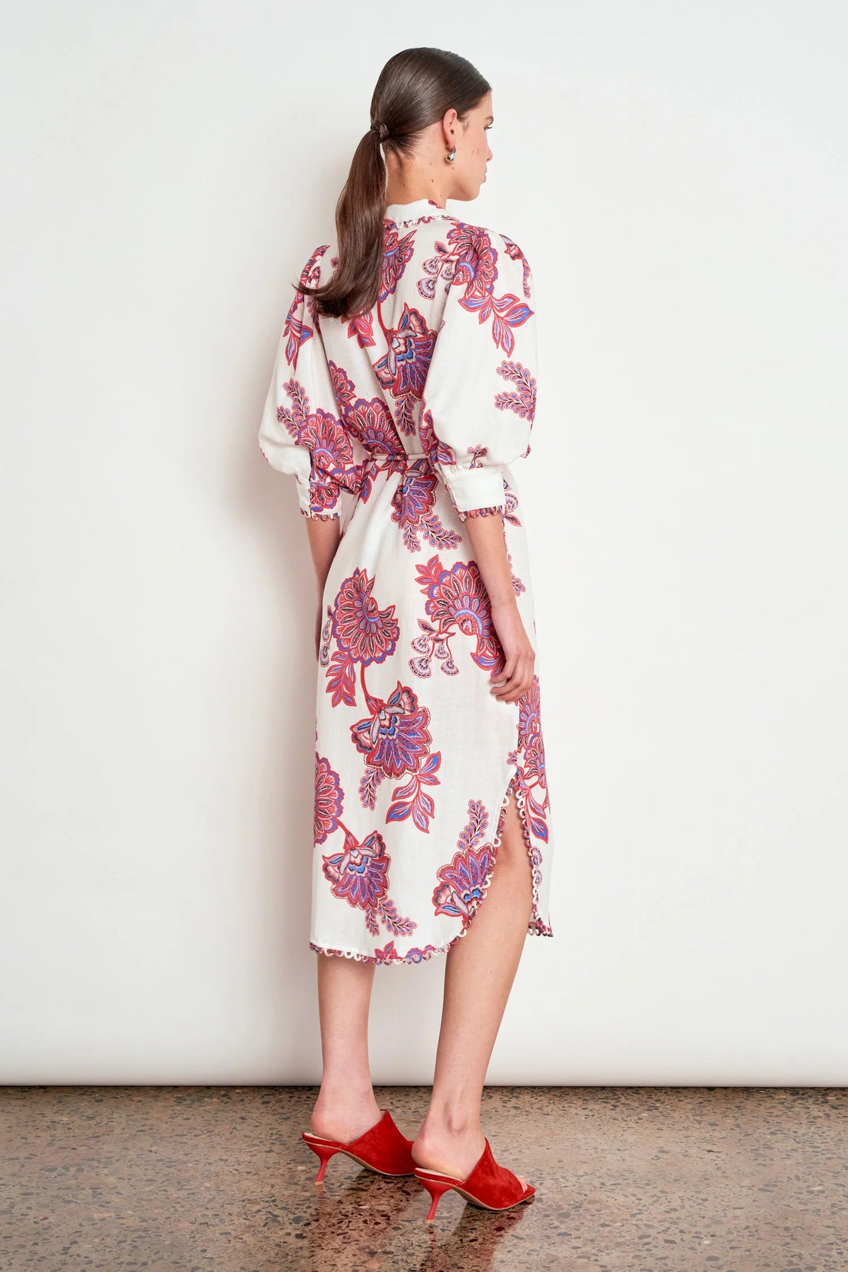 Heir Dress in Crimson Kgari by Zoe Kratzmann