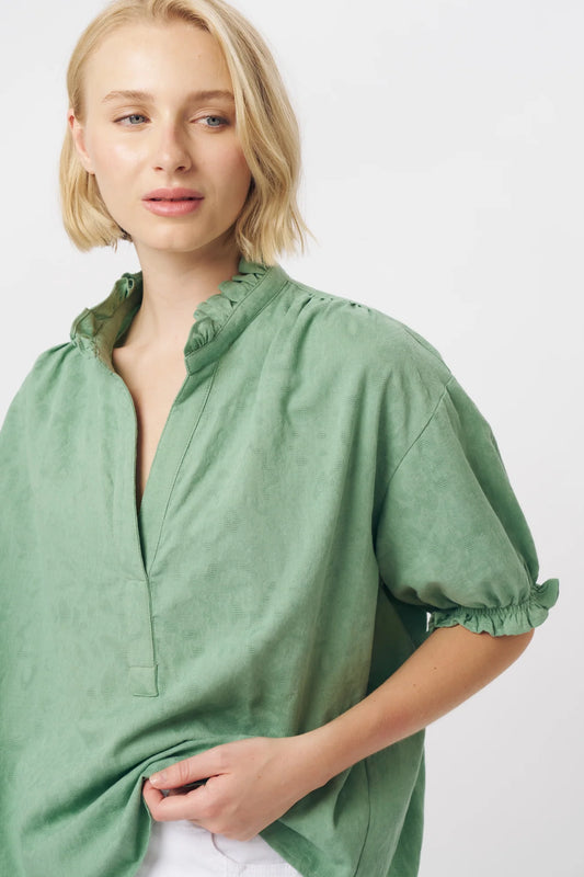 Amber Shirt in Green by Kireina