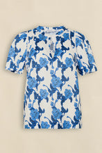 Load image into Gallery viewer, Recollect Top in Azure Bouquet by Zoe Kratzmann