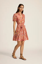 Load image into Gallery viewer, Gaia Mini Dress in Fernando Coral by Hannah