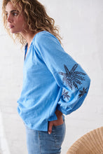 Load image into Gallery viewer, Kimberley Top in Sky Blue by Kireina