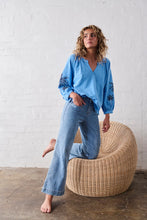 Load image into Gallery viewer, Kimberley Top in Sky Blue by Kireina
