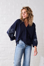 Load image into Gallery viewer, Kimberley Top in Navy by Kireina