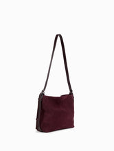 Load image into Gallery viewer, Mini Moreen Shoulder Bag in Eggplant by Nat & Nin