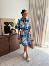 Load image into Gallery viewer, Submerge Dress in Bay Scarf by Zoe Kratzmann