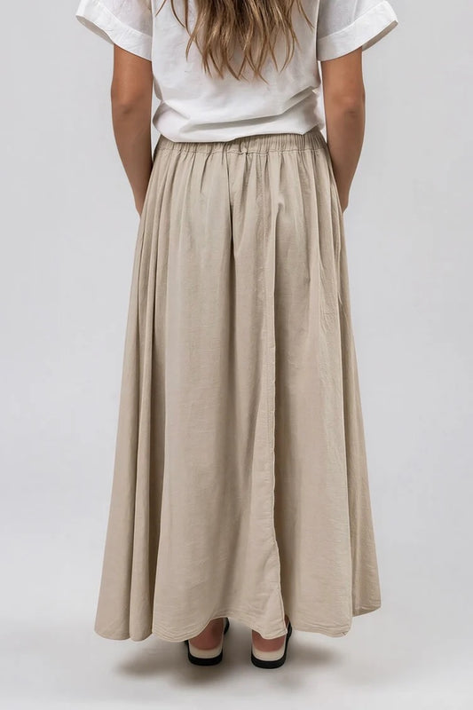 Marta Skirt in Cream by La Gemme