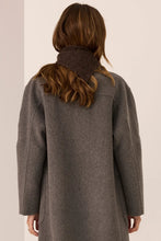 Load image into Gallery viewer, Carmel Knit Scarf in Choc by POL