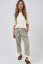 Load image into Gallery viewer, Paco Pant in Chocolate Stripe by La Gemme
