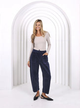 Load image into Gallery viewer, Leo Barrel Jean in Navy Cord by Monaco Jeans