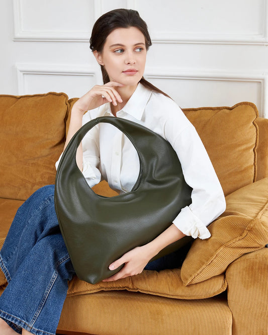 Monaco Bag in Olive by Louenhide