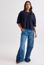 Load image into Gallery viewer, Eliza Tee in Midnight by Mia Fratino