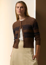 Load image into Gallery viewer, Sable Cardigan in Choc/Ink by POL