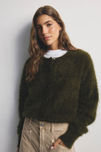Load image into Gallery viewer, Frankie Cardigan in Moss by World of Nomads