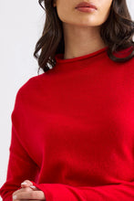 Load image into Gallery viewer, Sloane Mockneck in Poppy by Mia Fratino