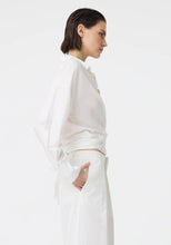 Load image into Gallery viewer, Celine Wrap Shirt in White by Morrison