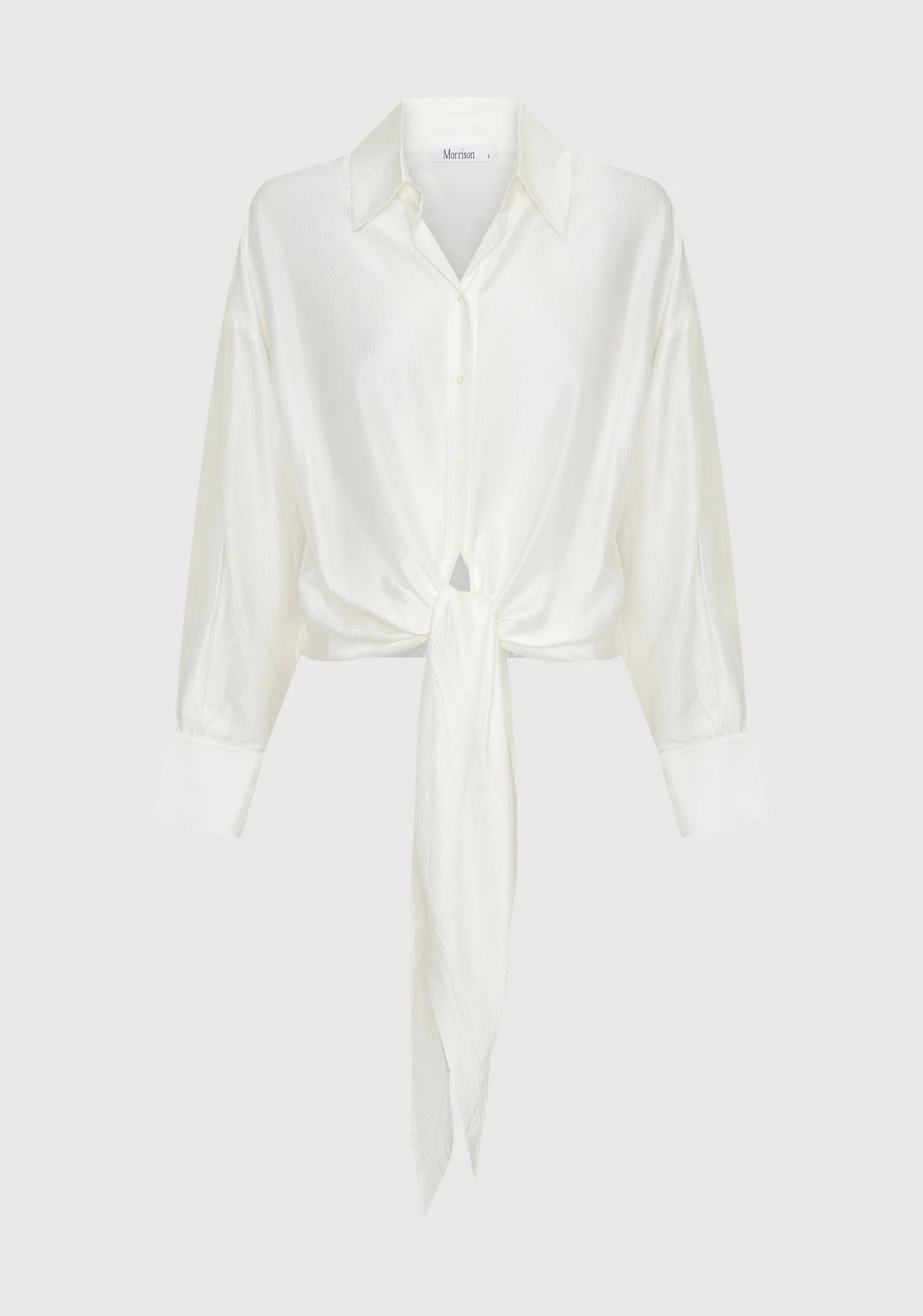 Celine Wrap Shirt in White by Morrison