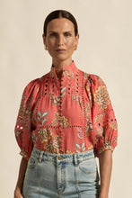 Load image into Gallery viewer, Cabaret Top in Kgari Melon by Zoe Kratzmann