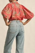 Load image into Gallery viewer, Cabaret Top in Kgari Melon by Zoe Kratzmann