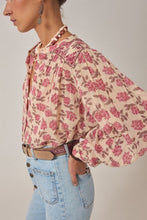 Load image into Gallery viewer, Lennox Blouse in Gordon Roses Pink by Maison Hotel