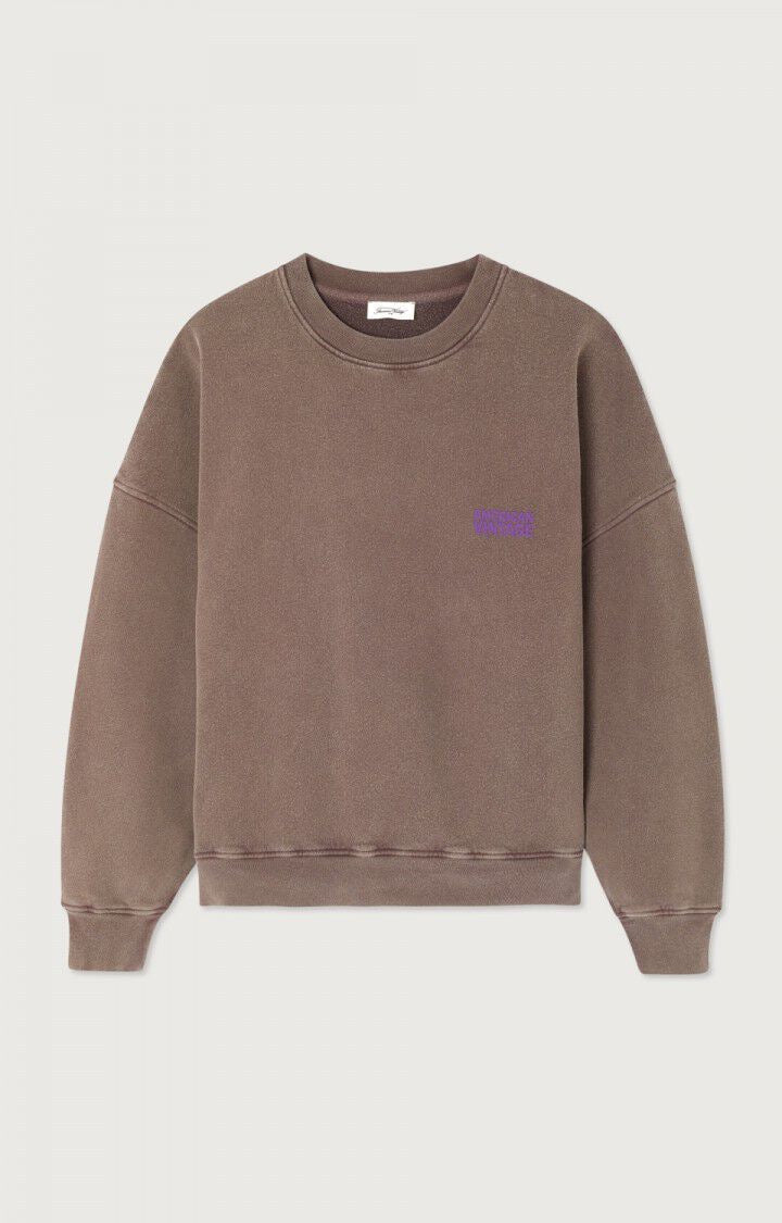 Plizzy Sweat in Vintage Chestnut by American Vintage