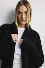 Load image into Gallery viewer, Zoe Cropped Cardigan in Black by World of Nomads