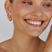 Load image into Gallery viewer, Crystal Pearl Huggies by Fairley