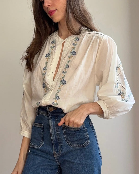 Passionflower Blouse by Marie Louise De Monterey