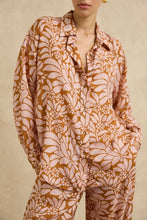 Load image into Gallery viewer, Stevie Oversized Shirt in Crocus Blushwood by Hannah Artwear