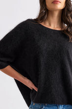 Load image into Gallery viewer, Eliza Tee in Jet by Mia Fratino