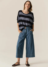 Load image into Gallery viewer, Milton Stripe Knit in Ink/Blue by POL