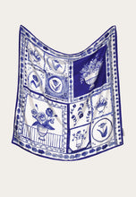 Load image into Gallery viewer, Silk Square Scarf in Lyon Tile by Nancybird