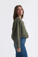 Load image into Gallery viewer, Peyton Bomber in Khaki by Kireina