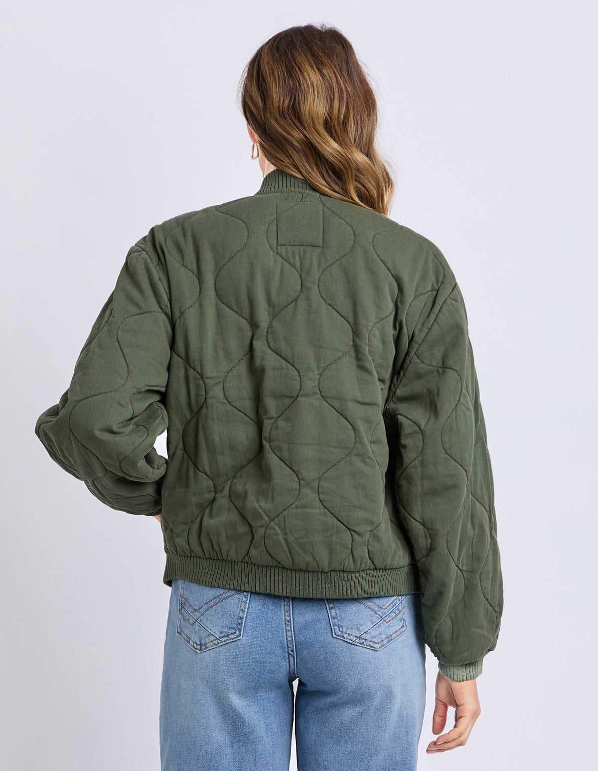 Jean Bomber Jacket in Four Leaf Clover by Elm