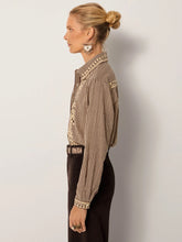 Load image into Gallery viewer, Bebo Blouse in Tobbaco by Maison Hotel