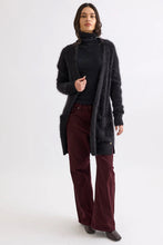 Load image into Gallery viewer, Petra Cardi in Dark Chocolate by Mia Fratino
