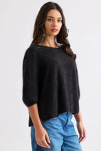 Load image into Gallery viewer, Eliza Tee in Jet by Mia Fratino