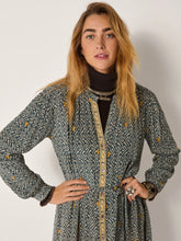 Load image into Gallery viewer, Ophelia Dress in Blue Shibori by Maison Hotel
