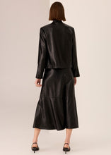 Load image into Gallery viewer, Hugo Zip Crop in Jacket in Black by POL