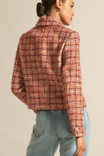 Load image into Gallery viewer, Plume Jacket in Berry Boucle by Zoe Kratzmann