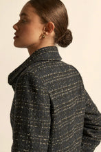 Load image into Gallery viewer, Plume Jacket in Midnight Check by Zoe Kratzmann