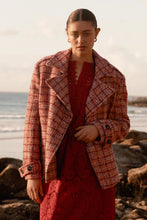 Load image into Gallery viewer, Revel Jacket in Berry Boucle by Zoe Kratzmann