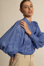 Load image into Gallery viewer, Vista Top in Sapphire by Zoe Kratzmann