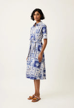 Load image into Gallery viewer, Vera Short Sleeve Dress in 'Lyon Tile' by Nancybird