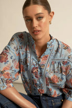 Load image into Gallery viewer, Daydream Top in Twilight Bloom by Zoe Kratzmann