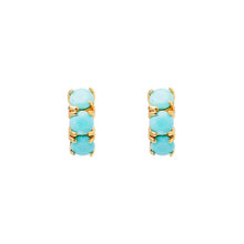 Load image into Gallery viewer, Turquoise Huggies by Fairley