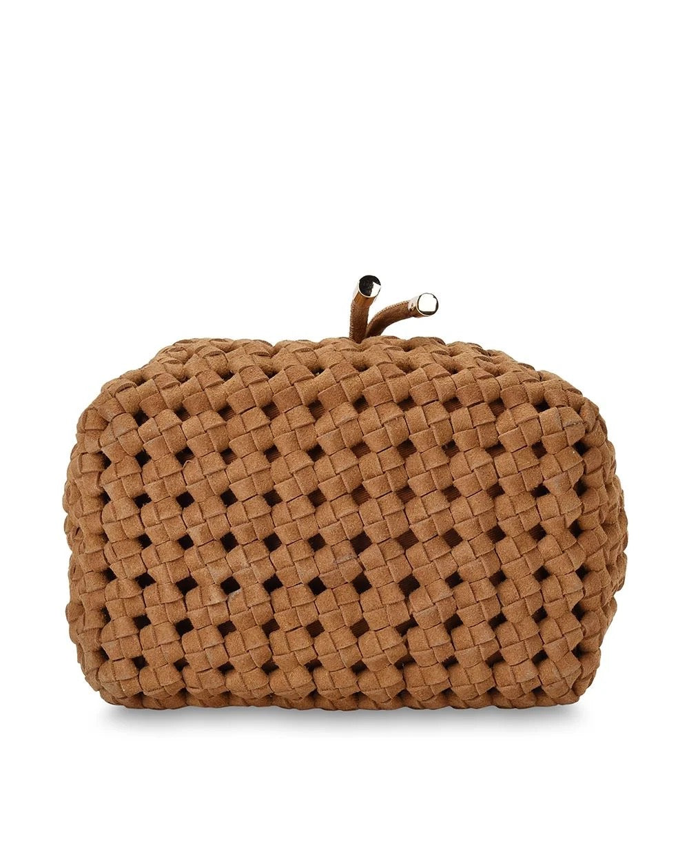 Box Weave Bucket Bag in Tan by Arlington Milne